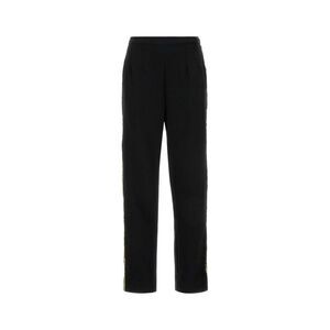 Bode Women Black Crepe Pant